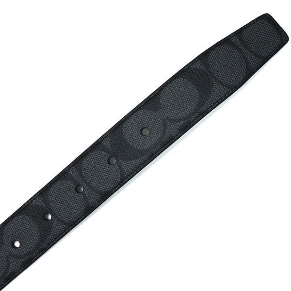 COACH（コーチ） ベルト メンズ COACH Belt リバーシブル仕様 ブラック