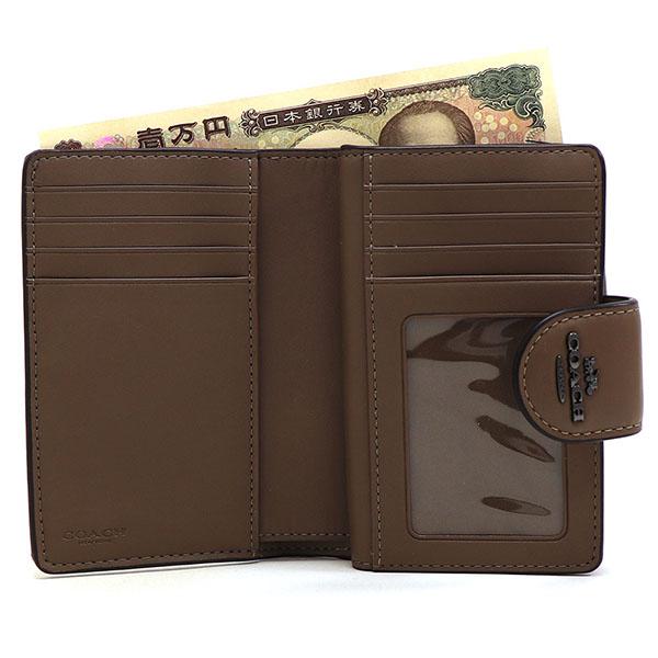 【新品未使用】COACH コーチ 二つ折り財布 ブラウンCR791 COACH（コーチ） 二つ折り財布 レディース COACH Wallet CR791 QBCBD