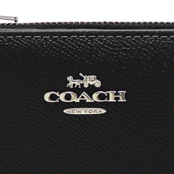 COACH コーチ 二つ折り財布 レディース Wallet CR983 SV/BK