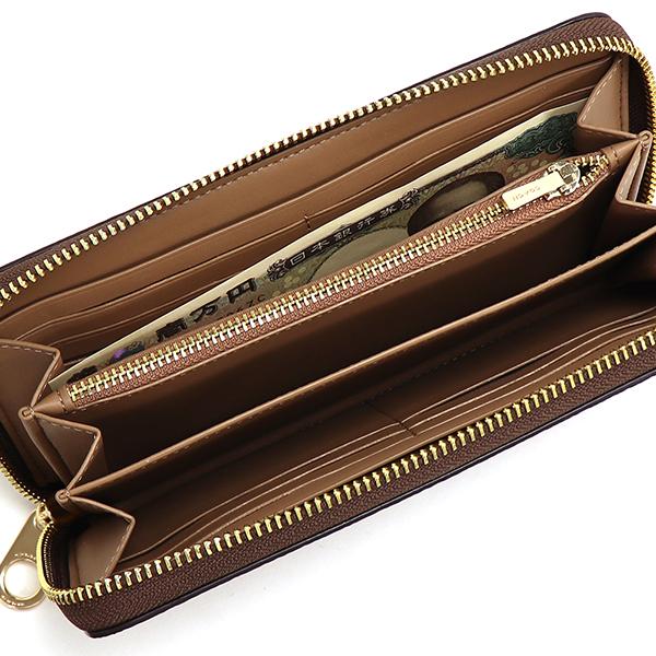 COACH コーチ　長財布　CW778 ブラウン　ラウンドジップ　新品未使用 COACH コーチ 長財布 レディース Wallet ラウンドファスナー