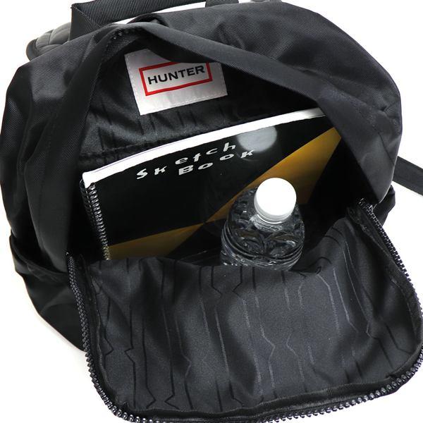 HUNTERキルティングリュック　バックパック　美品　ブラック　黒　ハンター HUNTER（ハンター） バックパック メンズ レディース トップクリップ
