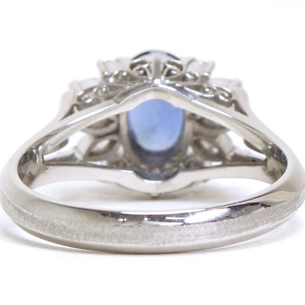 プラチナ900 指輪 サファイア 中古品 リング ジュエリー ユーズド