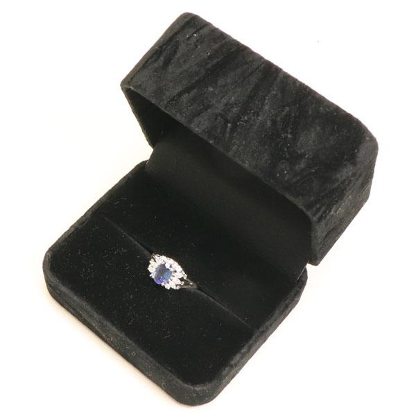 プラチナ900 指輪 サファイア 中古品 リング ジュエリー ユーズド