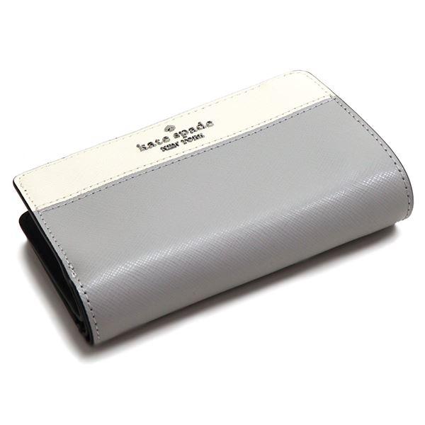 ケイトスペード 二つ折り財布 レディース Kate Spade Wallet ミディアム コンパクト バイフォールド ウォレット プラチナグレーマルチ KC511 020 | kate spade NEW YORK | 03