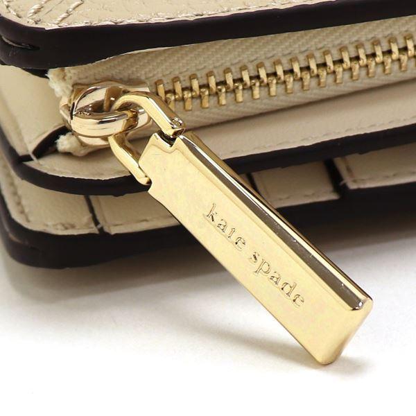 ケイトスペードニューヨーク ブラック 　クリーム 250 KA016 二つ折り財布 spade kate kate ケイト spade kate york new spade 小物
