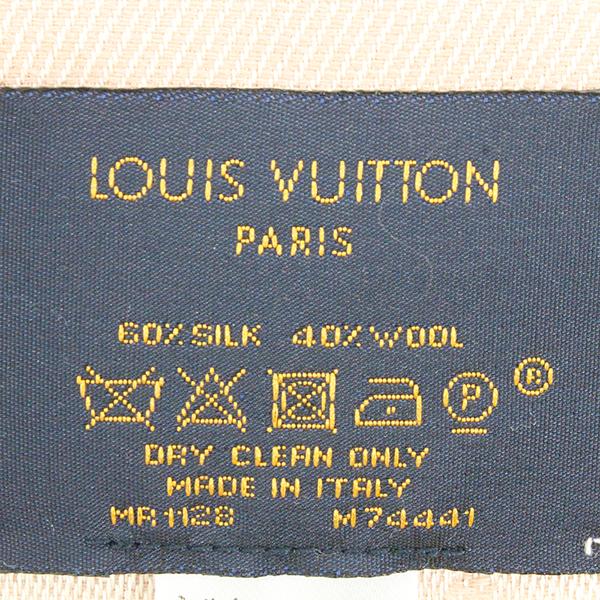 ルイヴィトン ショール ストール レディース LOUIS VUITTON shawl シルク Natural M74441 ギフトラッピング無料｜mkcollection｜05