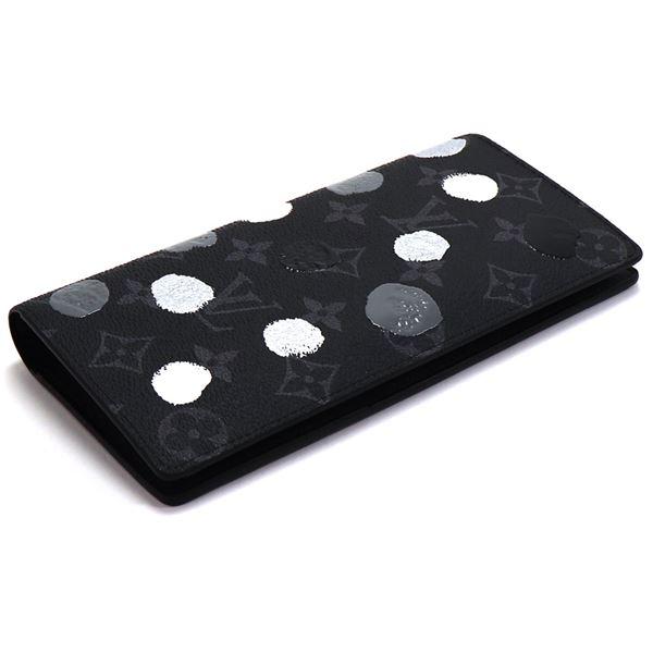 Louis Vuitton 二つ折り財布 モノグラム 黒 LOUIS VUITTON ルイヴィトン ミニ財布 2つ折財布 ミニウォレット