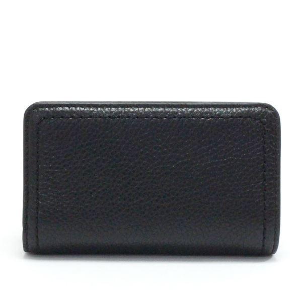 週末セール マークジェイコブス 二つ折り財布 MARC JACOBS Wallet レザー コンパクト ウォレット ブラック S104L01SP21 001｜mkcollection｜03