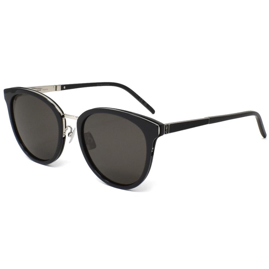 サンローラン サングラス メンズ レディース SAINT LAURENT Sunglasses アジアンフィット ブラック SLM101-001
