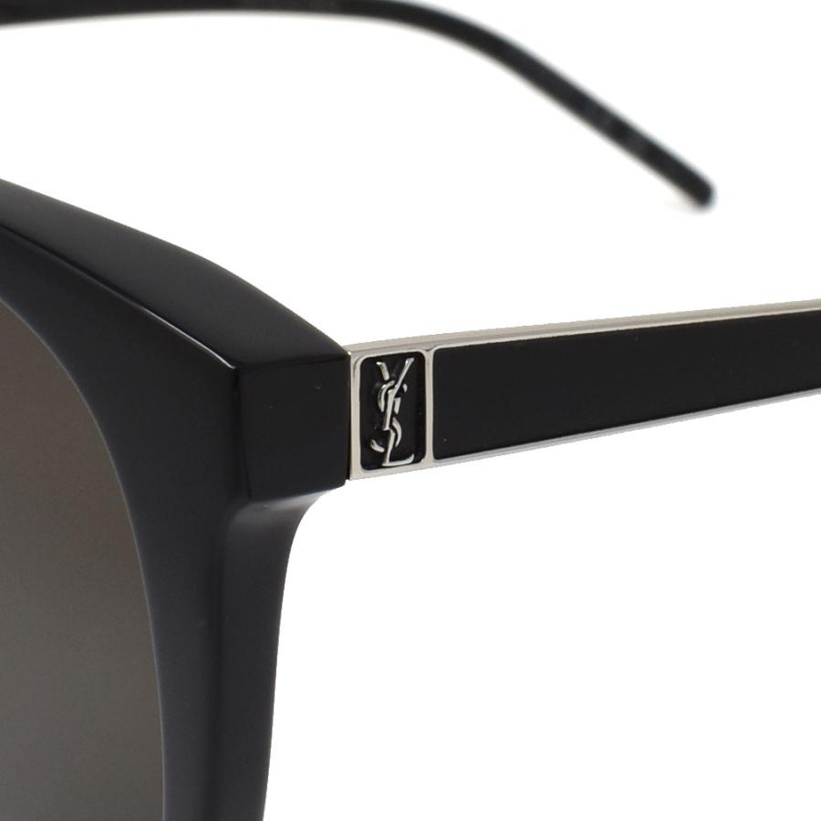 サンローラン サングラス メンズ レディース SAINT LAURENTSunglassesアジアンフィットブラックSLM82F-001の画像