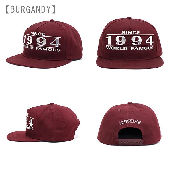 Supreme シュプリーム キャップ 帽子 WAY BACK 5-PANEL CAP Supreme シュプリーム キャップ 帽子 WAY BACK 5-PANEL CAP