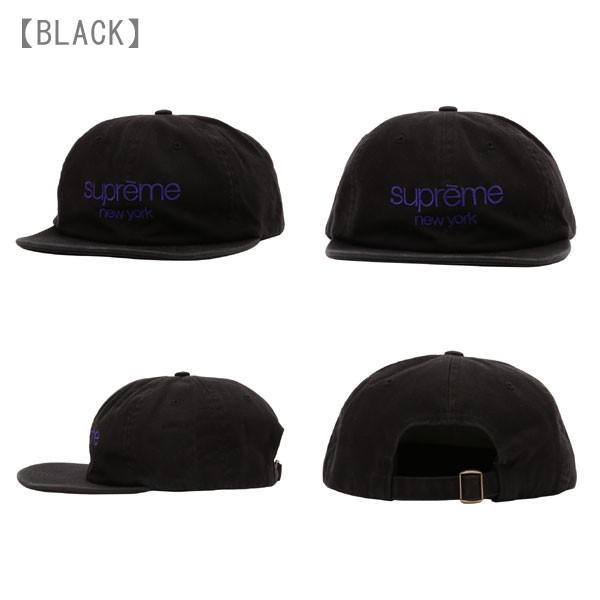 シュプリーム キャップ Supreme 帽子 SUPREME NEW YORK CAP ブラック レッド ネイビー SS16H56｜mkcollection｜02