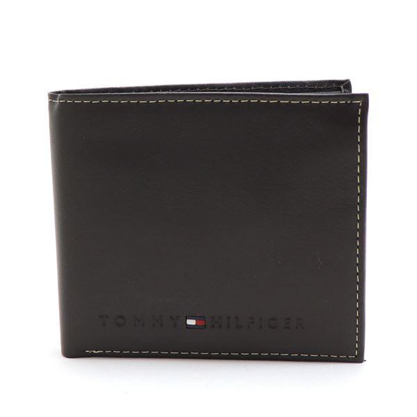 トミーヒルフィガー 二つ折り財布 メンズ TOMMY HILFIGER Wallet 小銭入れ付き ブラック ブラウン ネイビー 31TL25X005  ギフトラッピング無料 | TOMMY HILFIGER | 01