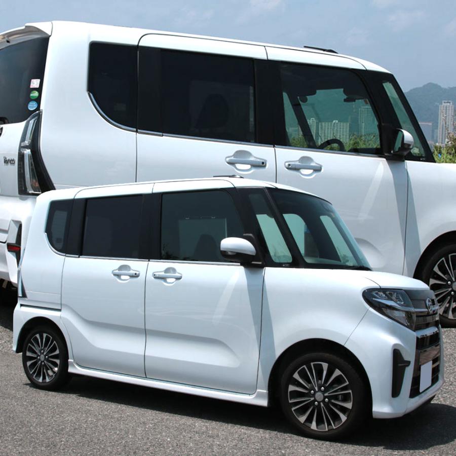 ☆ 新型 タント LA650 / タントカスタム LA66 LA660 174 爆買 新型 タント LA650S LA660S ウィンドウトリム ドレスアップ