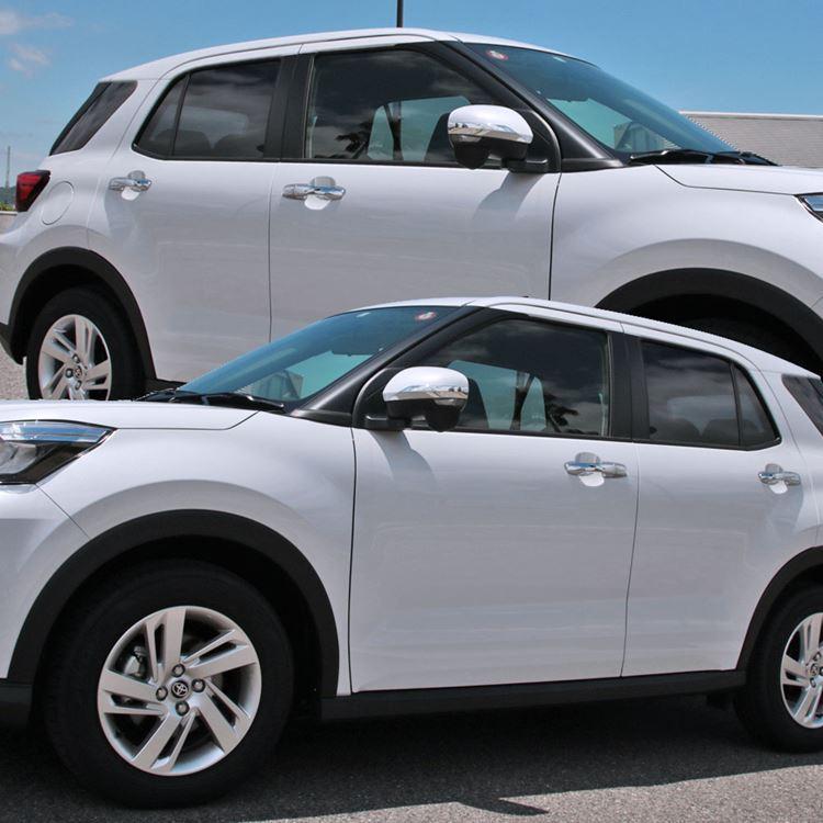 トヨタ ライズ ダイハツ ロッキー ドアミラー ガーニッシュ 2P