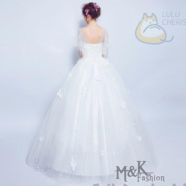 ウエディングドレス エンパイア 二次会 ウェディングドレス ボレロ 安い プリンセスライン 花嫁 結婚式 ブライダル 披露宴 ロングドレス 白 シンプルドレス プリンセスライン サイズ Xxl I Drain Be