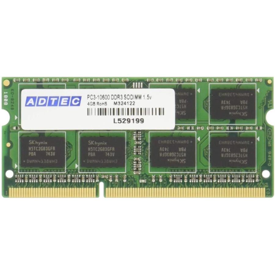 アドテック DDR3 1066/PC3-8500 SO-DIMM 4GB×2枚組 ADS8500N-4GW