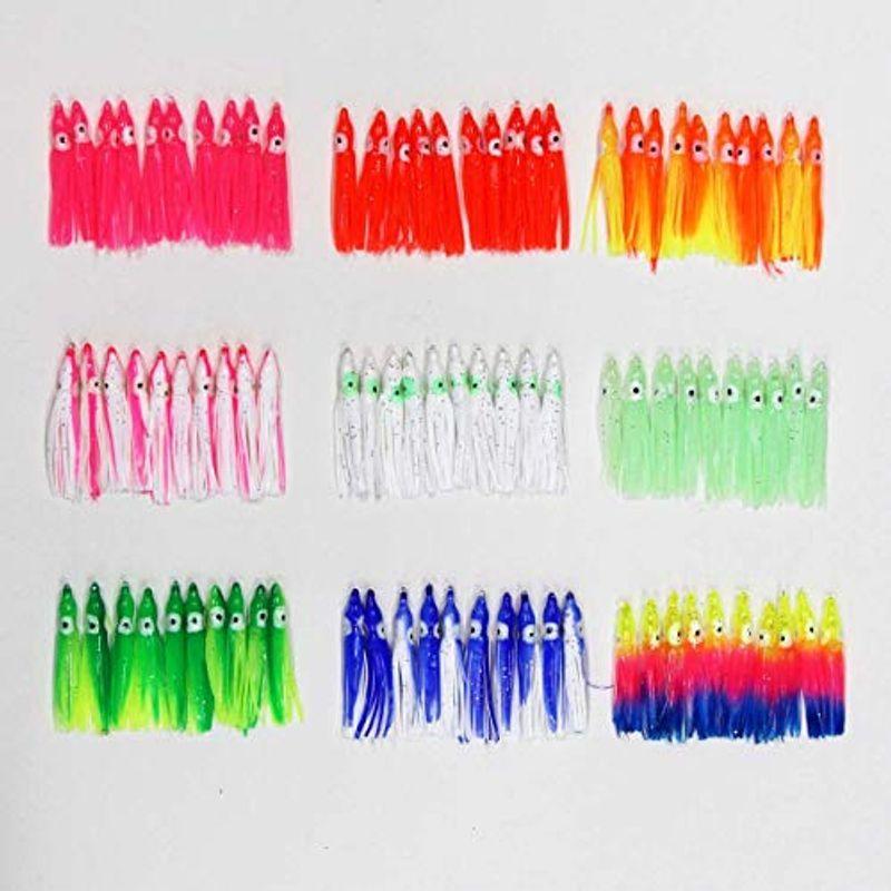 タコベイト 5cm 9色 90本 セット 0tako5cm90ps エギング アオリイカ ヒイカ 等 用 イカ 釣り 仕掛け