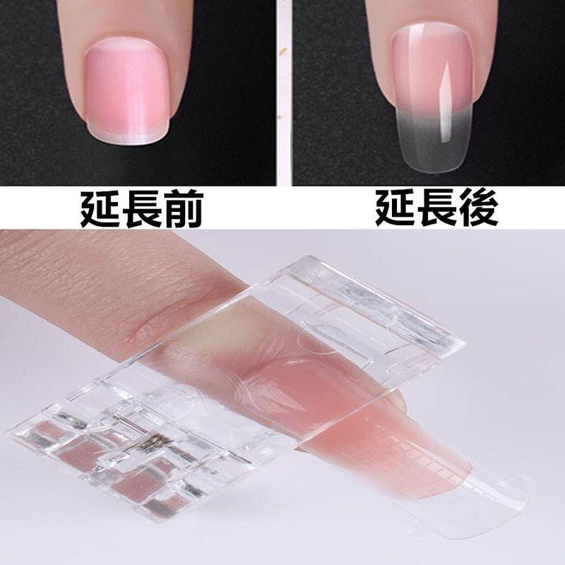 完璧なネイルツールセット フェイク ネイル エクステンション トランスペアレント パック 透明フェイクネイルモールド 100枚と ポリジェル Mkgショップ 通販 Yahoo ショッピング