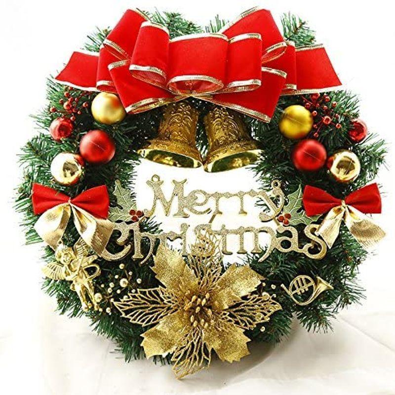 クリスマスリース 玄関リース 装飾 クリスマス 飾り オーナメント 壁飾り デコレーション おしゃれ かわいい 飾り品 40cm Mkgショップ 通販 Yahoo ショッピング