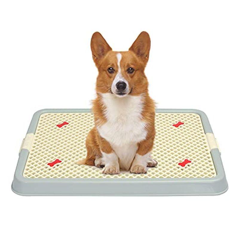Petjouet 犬トイレ 犬トイレトレー 犬トレーニングトレー いぬトイレ 犬用トイレ しつけ用トイレトレー ドッグトレー専用 シーツ破れ