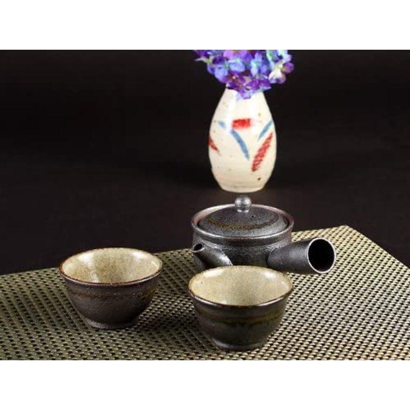 100％安い 信楽焼のペア茶器セット 和風でおしゃれです 信楽焼 Sumi-iro ふたり茶器 Sum-3 godhammer.com