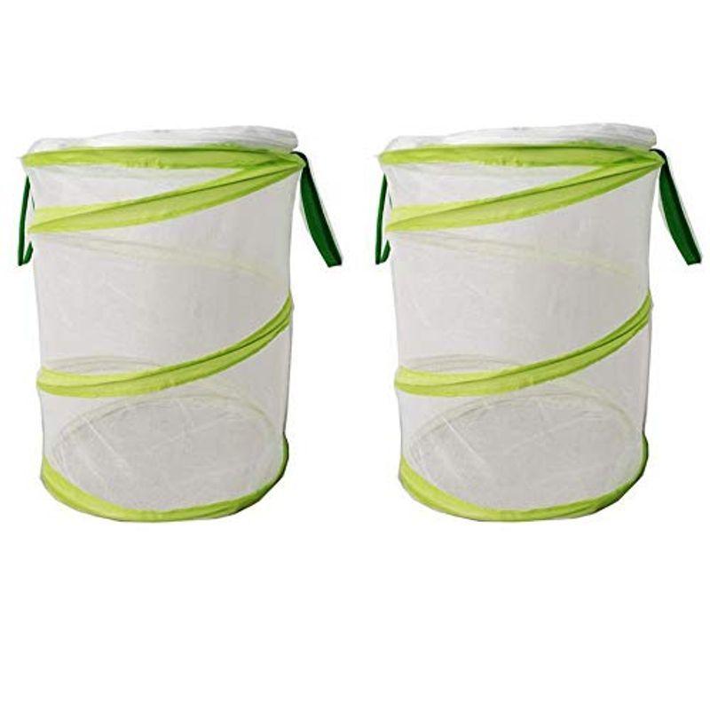 Reekey 30x35cm 昆虫ケージ 通気性 ネット 繁殖 飼育ケース 虫かご バタフライケージ 蝶 バッタ