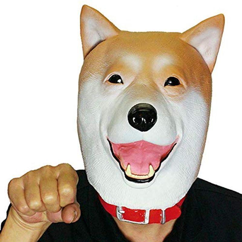 ラテックスかぶりもの 柴犬 干支 犬 戌 マスク 仮面 お面 小道具 Www Bollywoodpapa Com