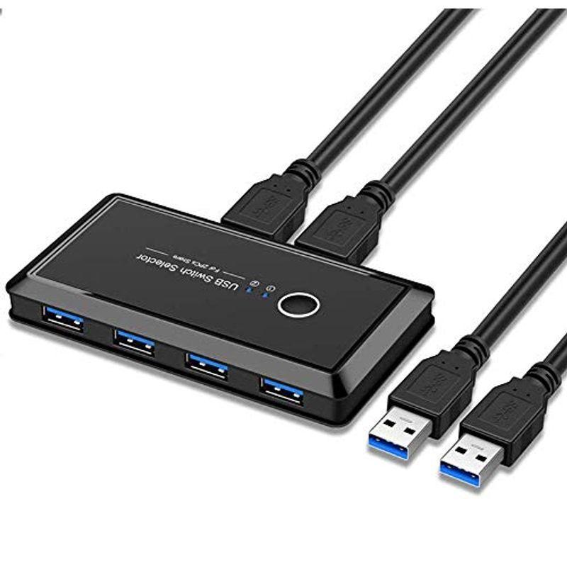かわいい 分配器 切替器 Usb 切り替え機 3 0 切替器 Usb 切り替え Pc2台用 4usbポート 高速転送 セレクター スイッチ 手動切替器 プリンタ マウ Www Threeriversofs Com