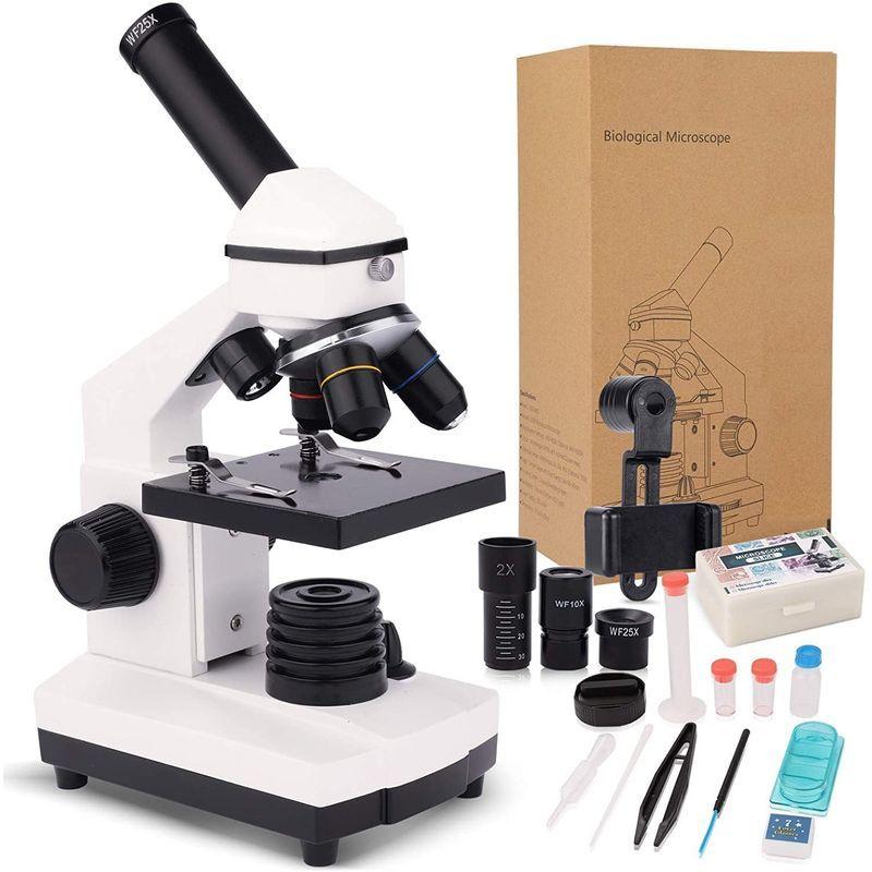 アップグレード 子供、学生、大人用複合単眼顕微鏡 40X-2000X、キット付き精密生物科学教育顕微鏡  :20220528175356-00271:MKGショップ - 通販 - Yahoo!ショッピング