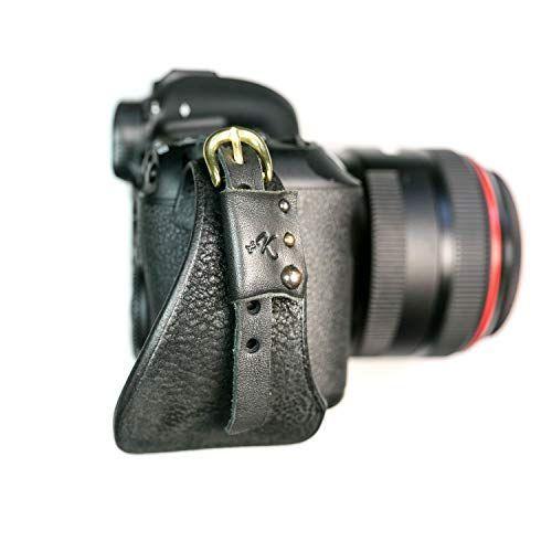 信頼 カメラハンドストラップ 一眼レフ仕様 ヴィンテージブラック 本革レザー製ハンドメイド 流行に Zoetalentsolutions Com