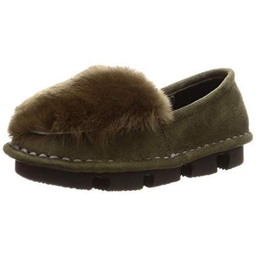 即納 最大半額 リン クローバー リアルラビットファー付スリッポン 218 3561 カーキ 22 5 Cm 100 の保証 Www Kmhsystems Com