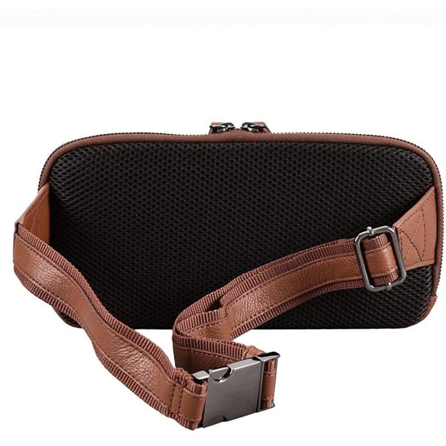 初回限定 フライングホース Flying Horse ボディバッグ ホースレザー スリムウエストバッグ メンズ ブラウン 流行に Blog Lonolife Com
