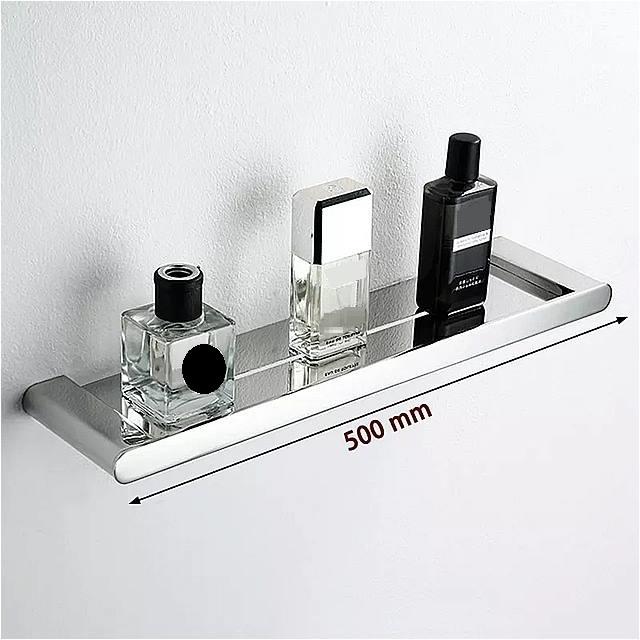 逆輸入 超新作 銀色の ミラー クローム ポリッシュ 浴室 ハードウェア の 500mm Shelf rjhendon.hu rjhendon.hu