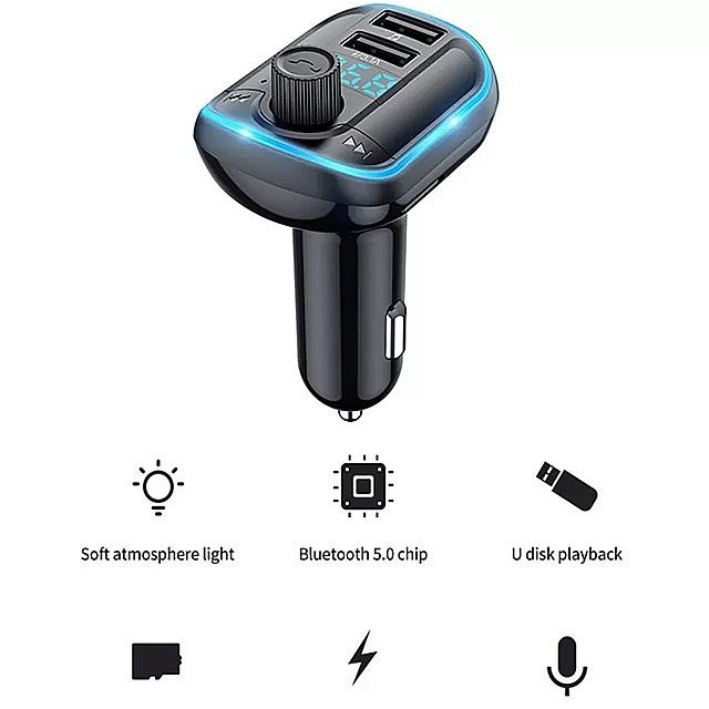 車 の Usb Bluetoothコシェ キット Mp3 プレーヤー ハンズフリー カー キット アクセサリー マノスlibres Blu