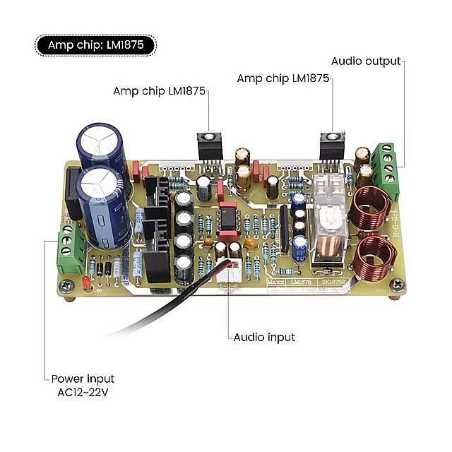 新品?正規品 Aiyima amplificador SK18752 パワー アンプ オーディオ 30Wx2 ハイファイ ステレオ と NE553  vieboheme.com