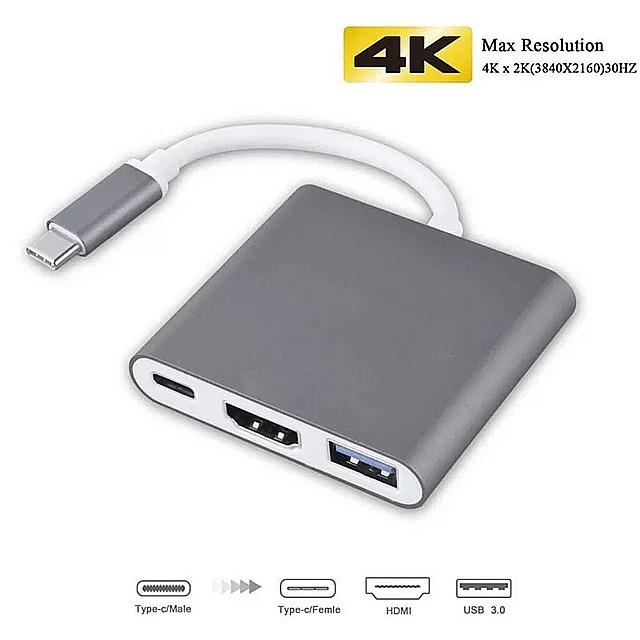USB 店内全品対象 C ハブ HDMI アダプタ Macbook Pro 注目 4 の 56K 3 Usb タイプ 空気サンダーボルト