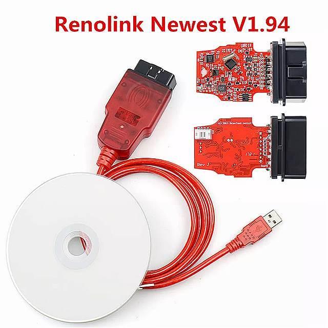 Renolink v1.94 v1.87 車の診断 インターフェース 診断ツール ソフトウェアの診断 2021年最新入荷 販売 および OBD2障害コード リセット