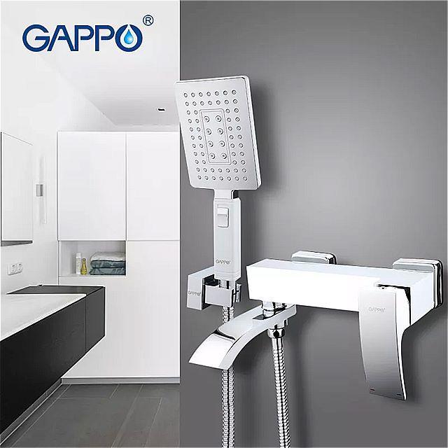 【スーパーセール】 1 GAPPO セットの g3207-8 壁 シャワー ハンド 蛇口 の シンク セットの滝の 蛇口 シャワー 浴槽 の 浴室 シャワー、バス水栓