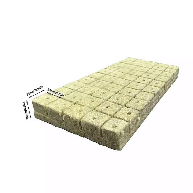 価格交渉ok送料無料 50個の ガーデン アート ロッカーウールシートブロッククローニングクローニングシードは 水耕栽培のために祝福されますロックウール25x25 Materialworldblog Com