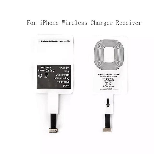 超薄型ユニバーサルチー ワイヤレス チャージャー受信モジュール アダプタ マイクロ Usb タイプ C サムスン Xiaomi Huawei ゲーム おもちゃ