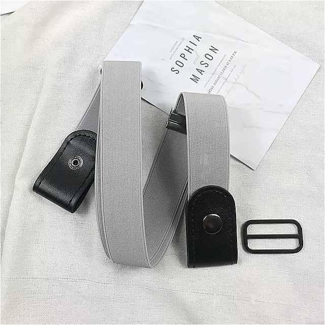 簡単 ベルト なし バックル 弾性 女性 男性 ウエスト ジーンズ Ceinture ファム バックル ストレッチ ドレス ベルト な Lyzurkh4t5 メンズファッション Pci Edu Pe