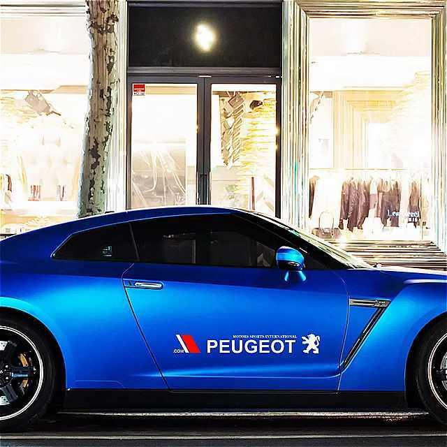 2個 車 の ドア の ステッカー サイド ステッカー 車 ボディストライプ デカール ビニールのための プジョー 107 108 6 1 Mk市場 通販 Yahoo ショッピング