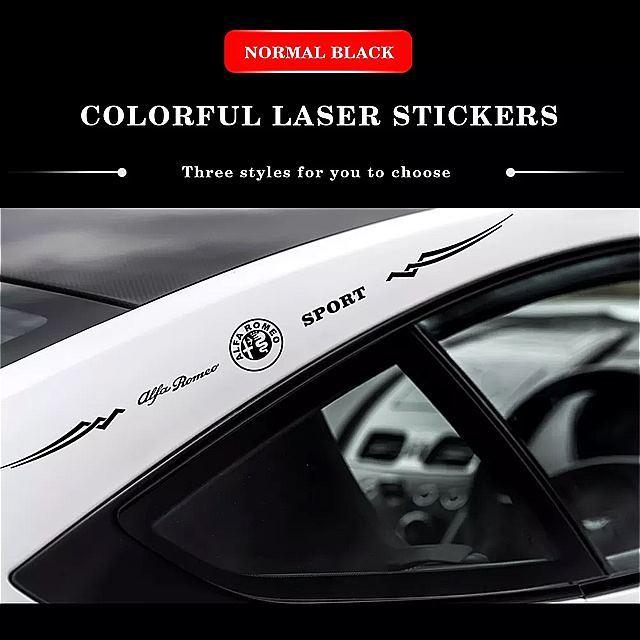 車 ロゴ デカール ビニール ステッカー 自動 サイド反射 フロント ガラスのためのアルファロメオ水戸147 156 159 166ジュリ 1 Mk市場 通販 Yahoo ショッピング