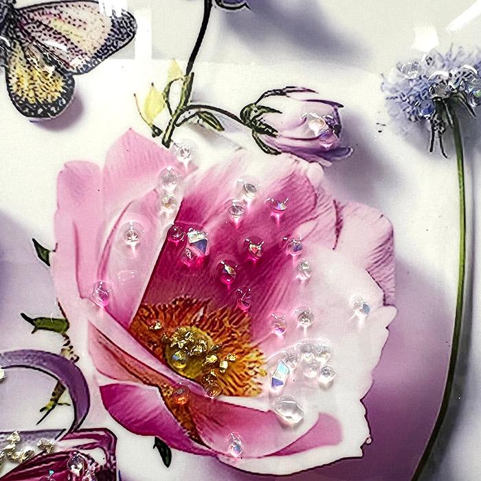 送料無料 クリスタルアートパネル オマージュアートパネル 香水