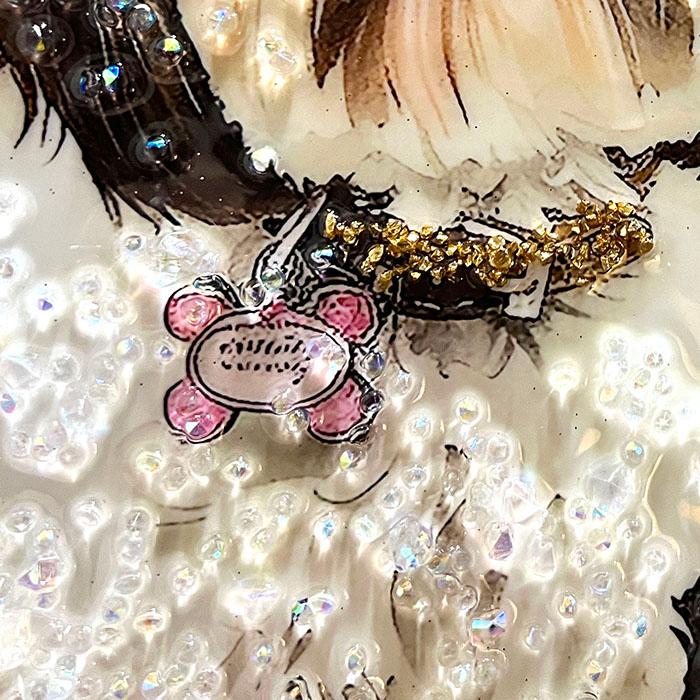 クリスタルアートボード　オマージュ作品 送料無料 クリスタルアートパネル オマージュアートパネル プレゼント