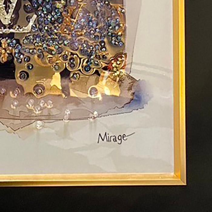 送料無料 クリスタルアートパネル オマージュアートパネル ヨークシャ