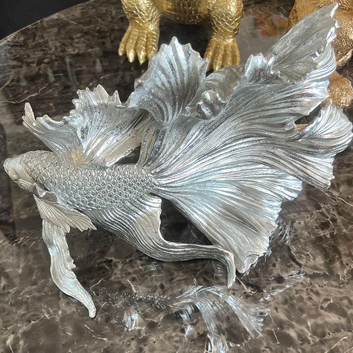アウトレット SNS映え ラグジュエリー 金魚 オブジェ シルバー アウトレット SNS映え ラグジュエリー 金魚 オブジェ シルバー