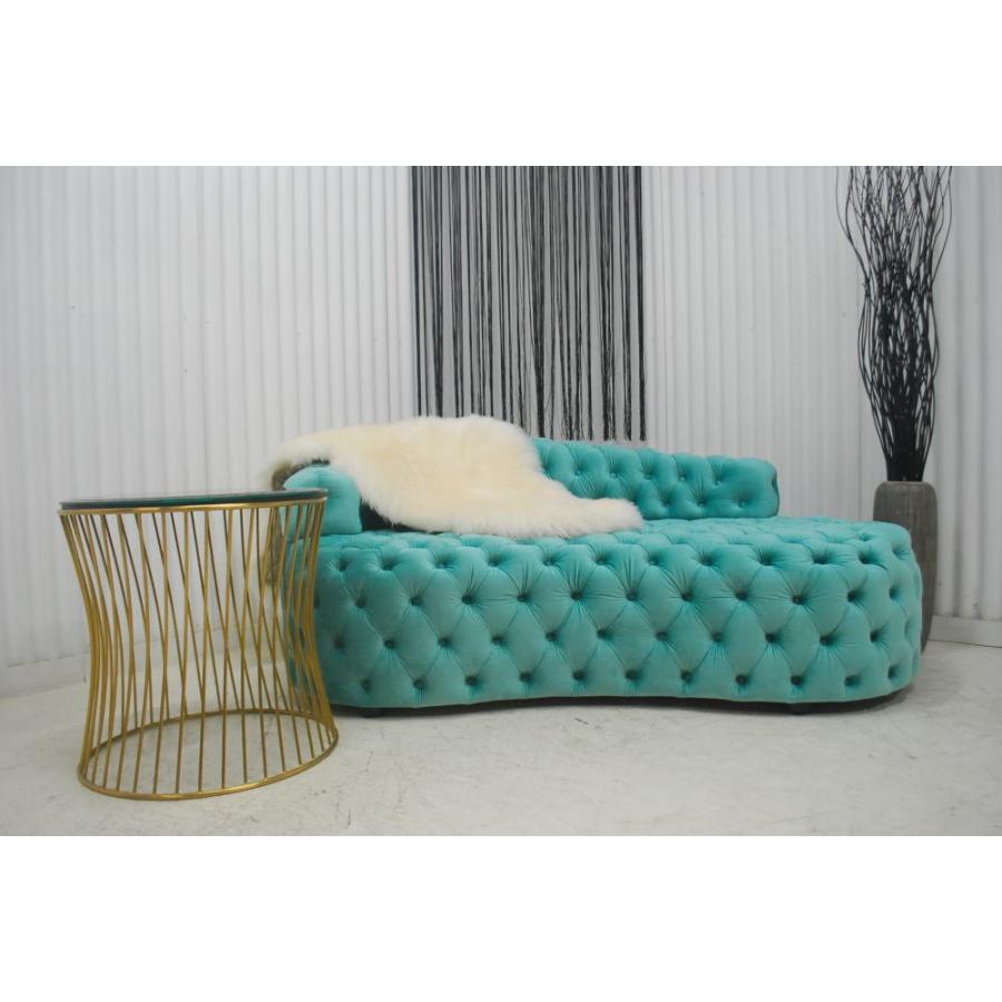 恵⚠️コーデュロイカウチソファ 161cm ミントブルー 恵様専用