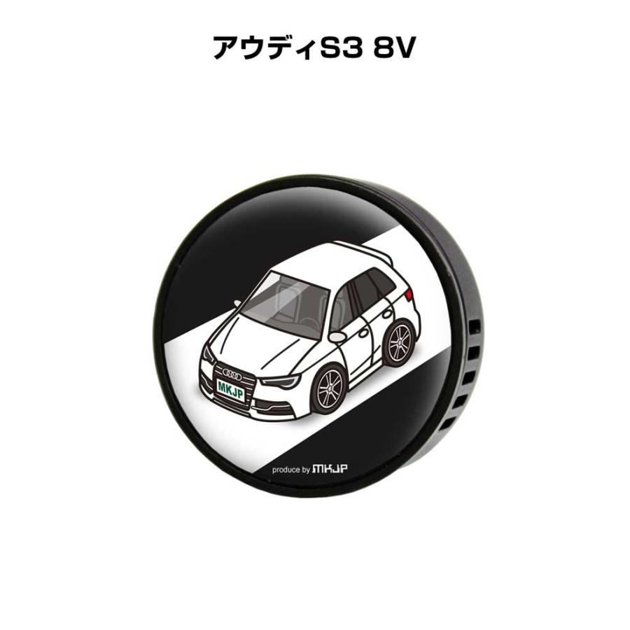 芳香剤 車 エアコン吹き出し口 エアコン 車好き 消臭 アウディS3 8V